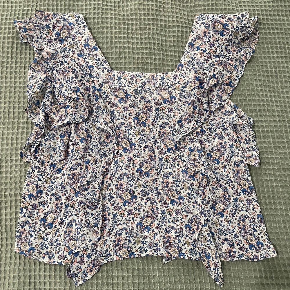 Mango floral top size US 4